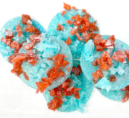 Cotton Candy Crystal Candy Gems Cluster